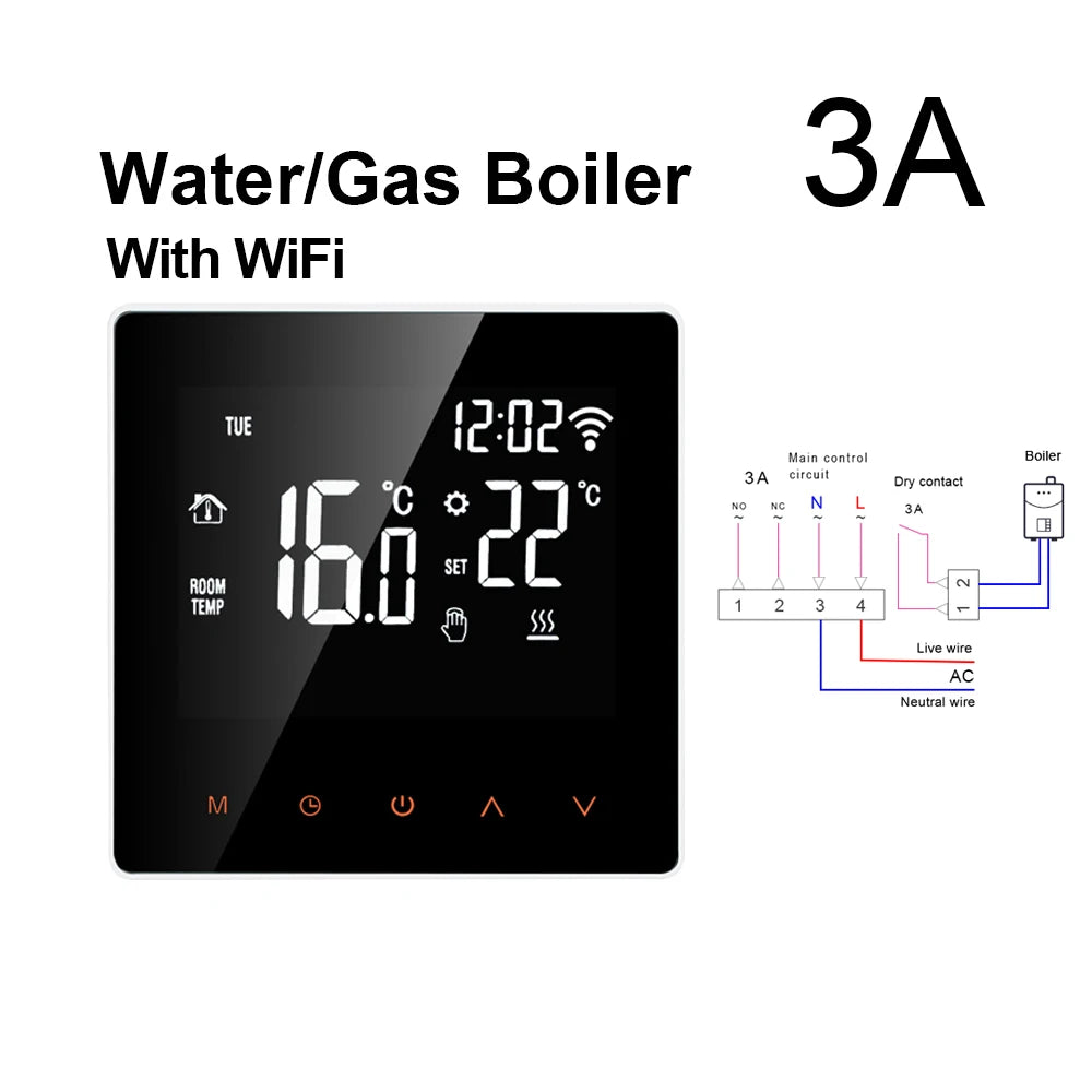 Wi-Fi Smart Thermostat for Heating Systems