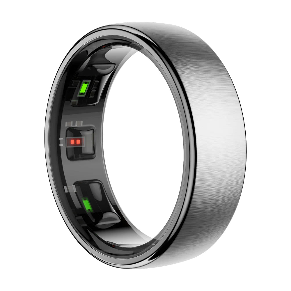 Smart Health Ring with Charging Dock