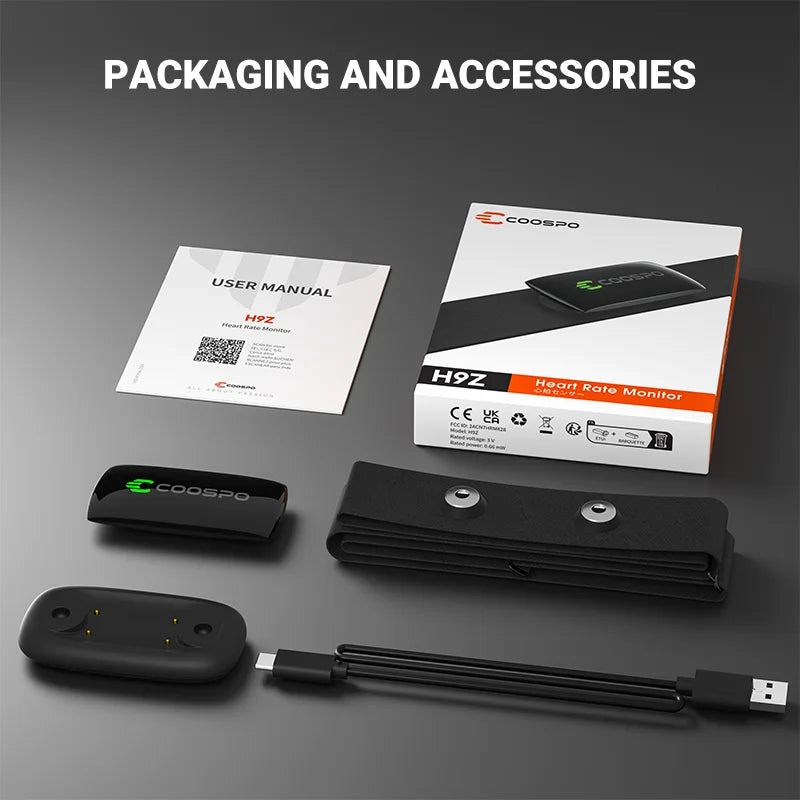 Rechargeable Bluetooth Heart Rate Monitor