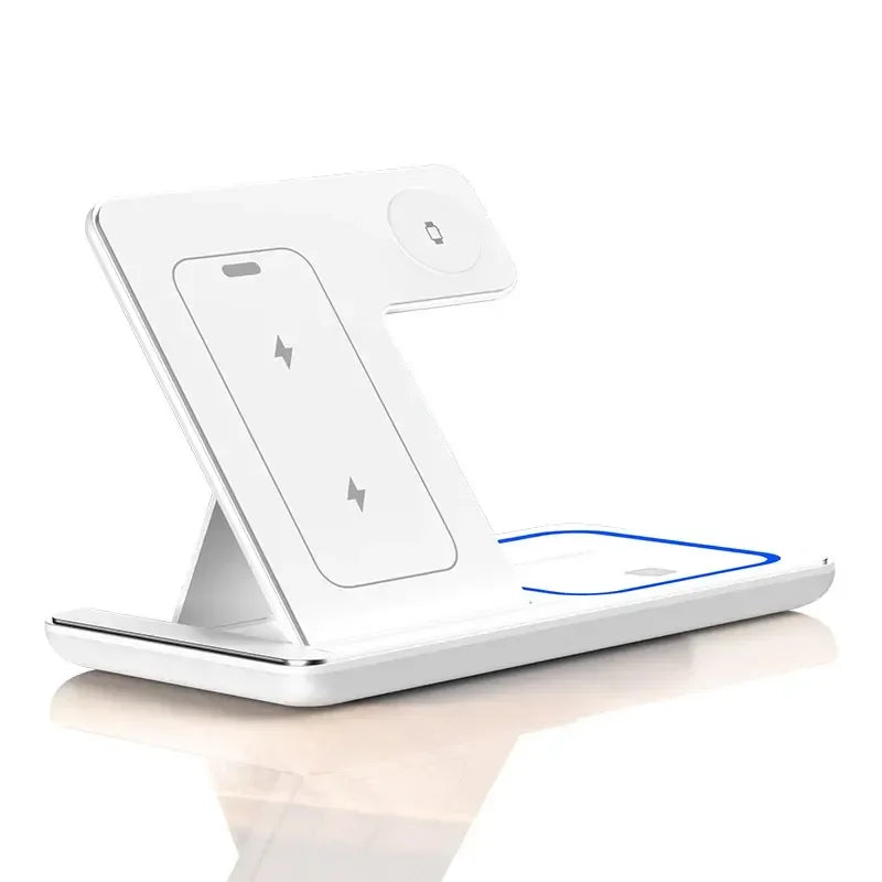 Foldable Wireless Charging Station Dock