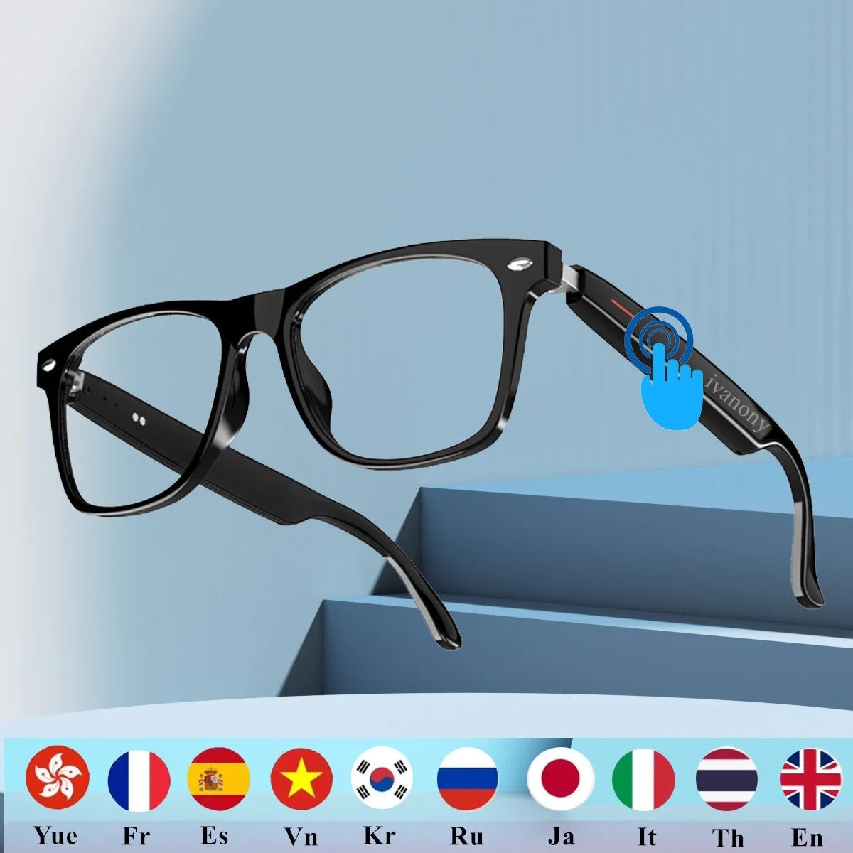 AI Smart Translation Glasses with Bluetooth Calls