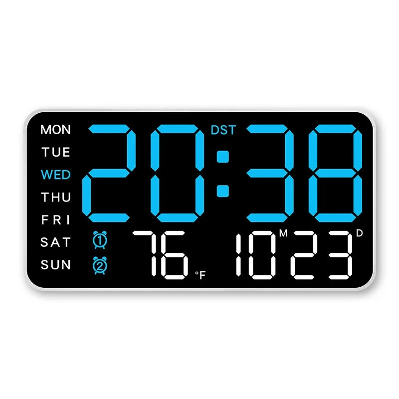 Large Smart Digital Wall Clock