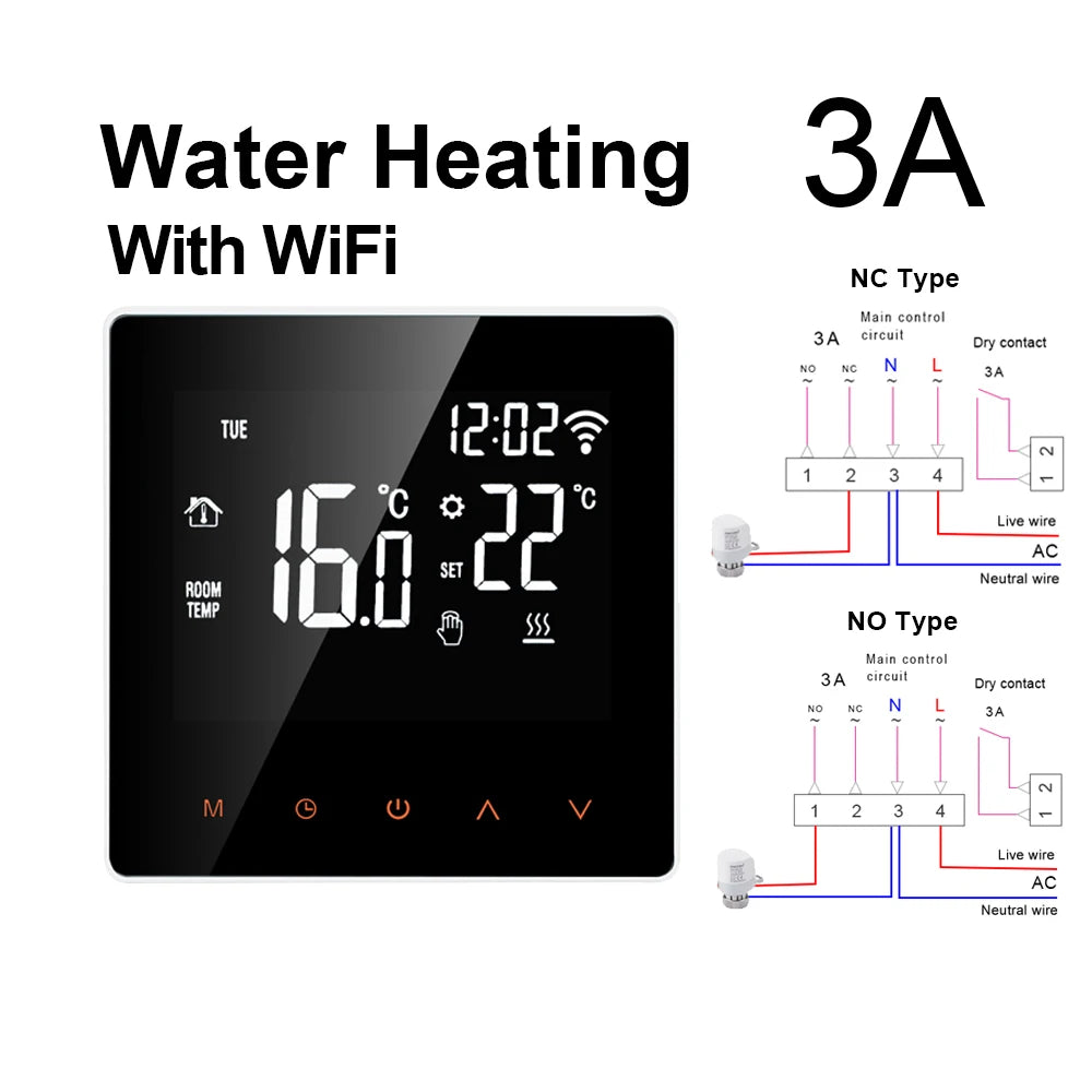 Wi-Fi Smart Thermostat for Heating Systems