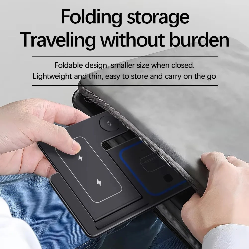Foldable Wireless Charging Station Dock