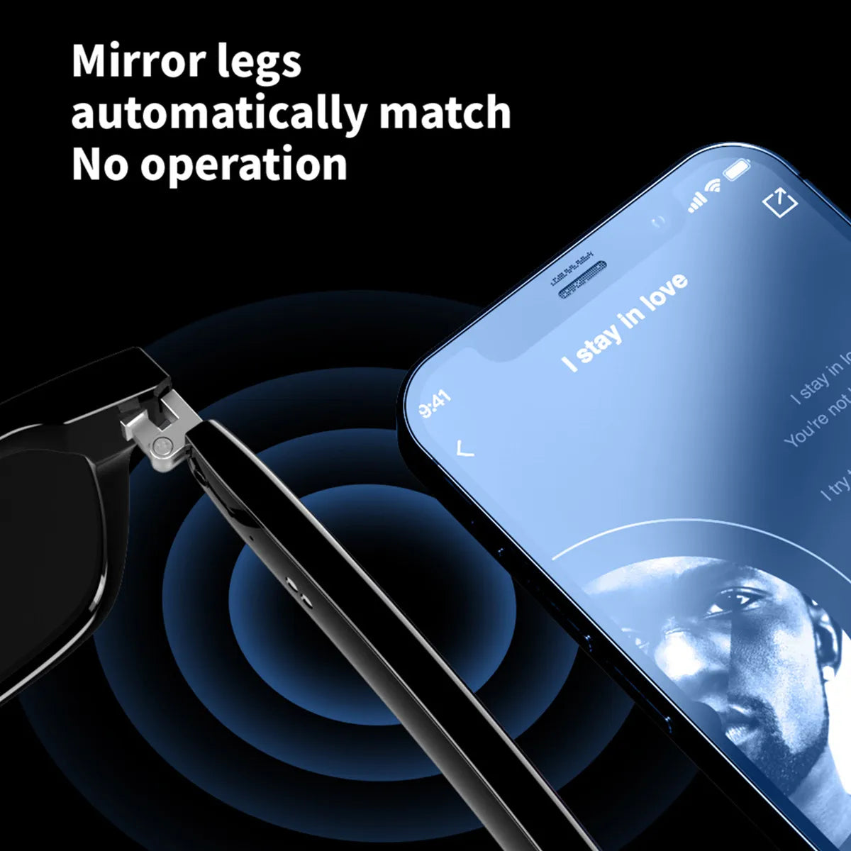 AI Smart Translation Glasses with Bluetooth Calls