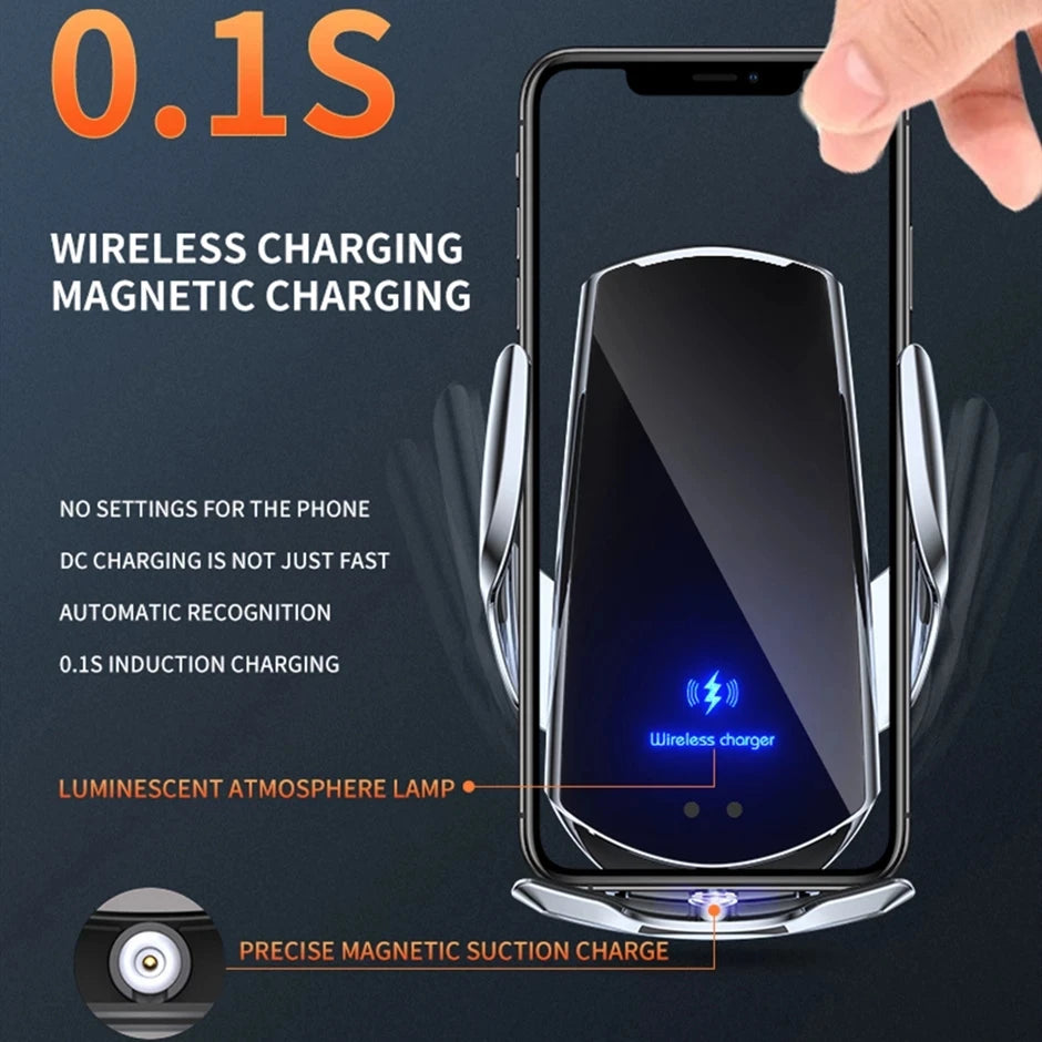 30W Magnetic Car Wireless Charger
