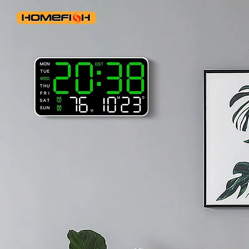 Large Smart Digital Wall Clock