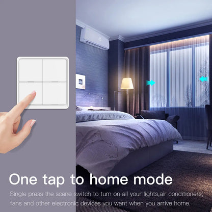 Wireless 12-Scene Smart Switch Controller