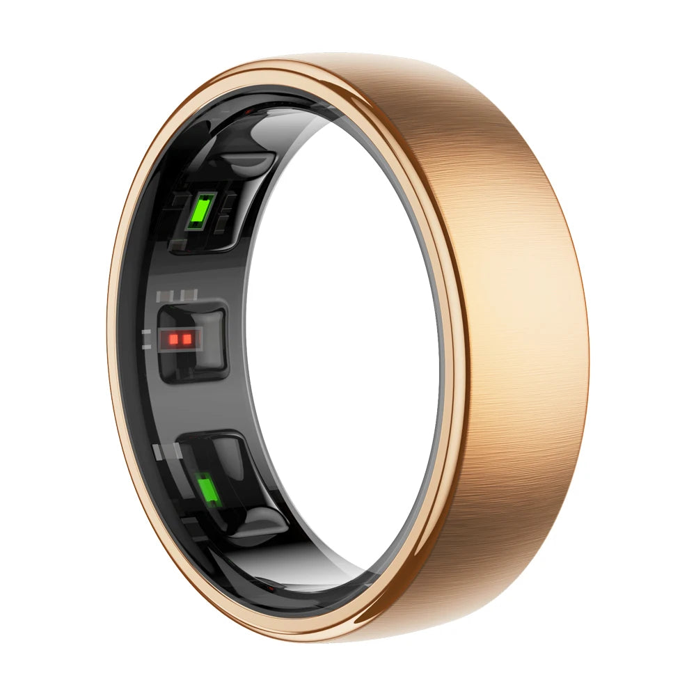 Smart Health Ring with Charging Dock