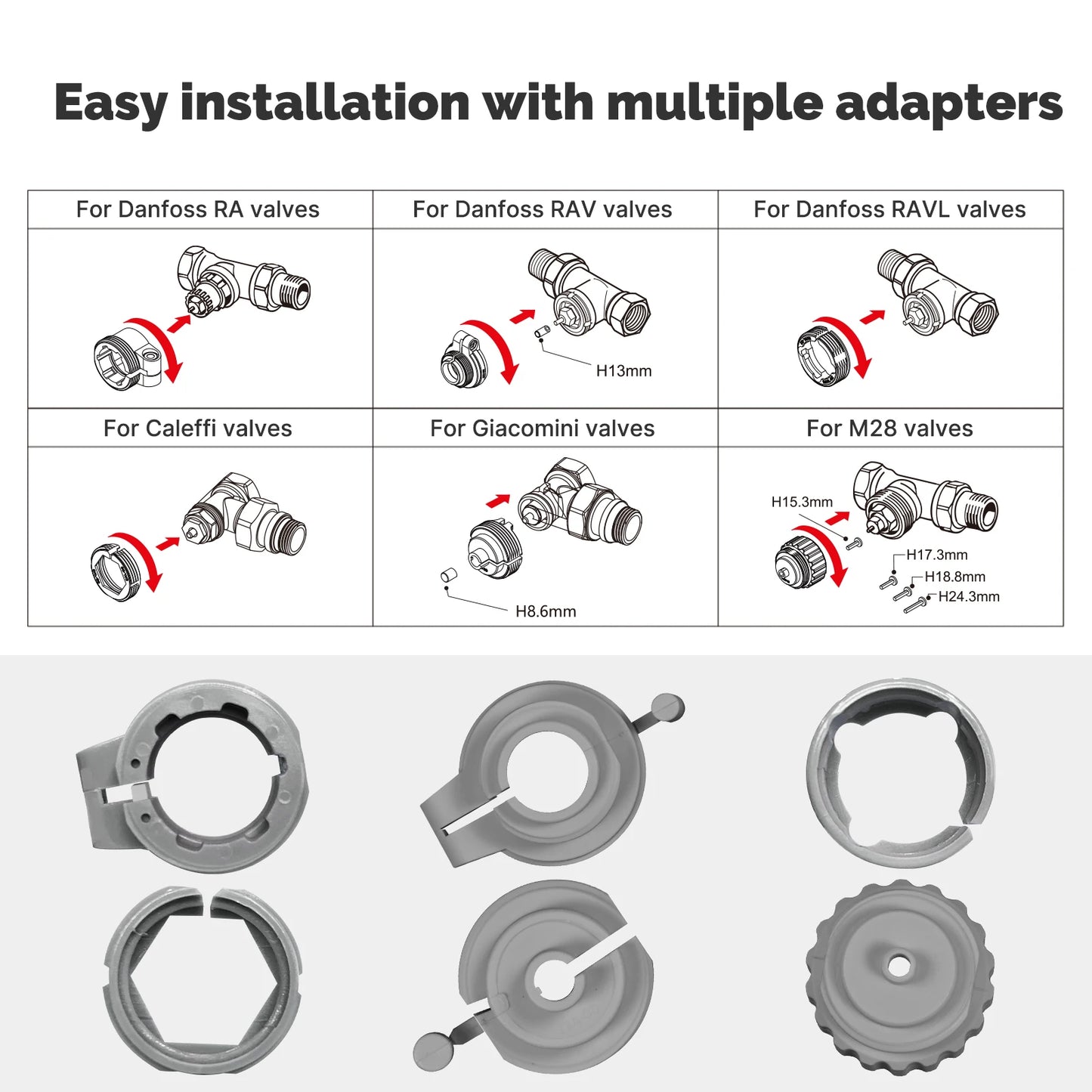 Smart WiFi ZigBee Radiator Valve