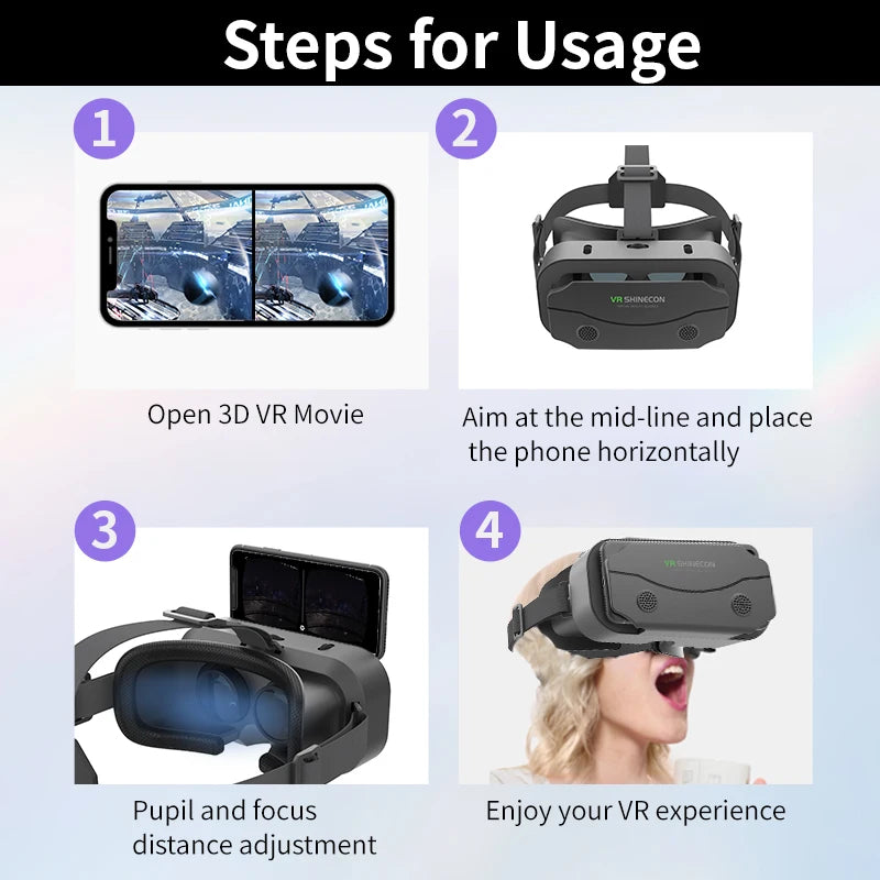 Virtual Reality Headset VR Glasses