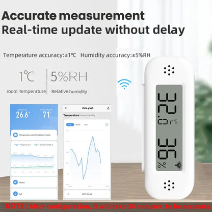 Smart Wi-Fi Temperature Humidity Sensor