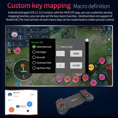 Bluetooth Mobile Gamepad Joystick Controller