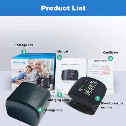 Automatic Digital Wrist Blood Pressure Monitor