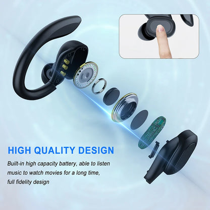 Wireless Sports Earphones with Earhooks