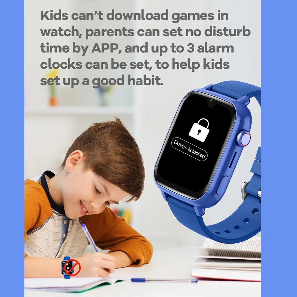 4G Kids Smartwatch with GPS Tracker