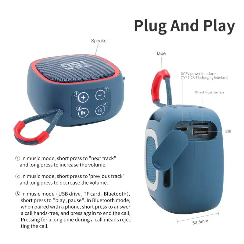 Mini Waterproof Bluetooth Speaker