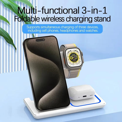 Foldable Wireless Charging Station Dock