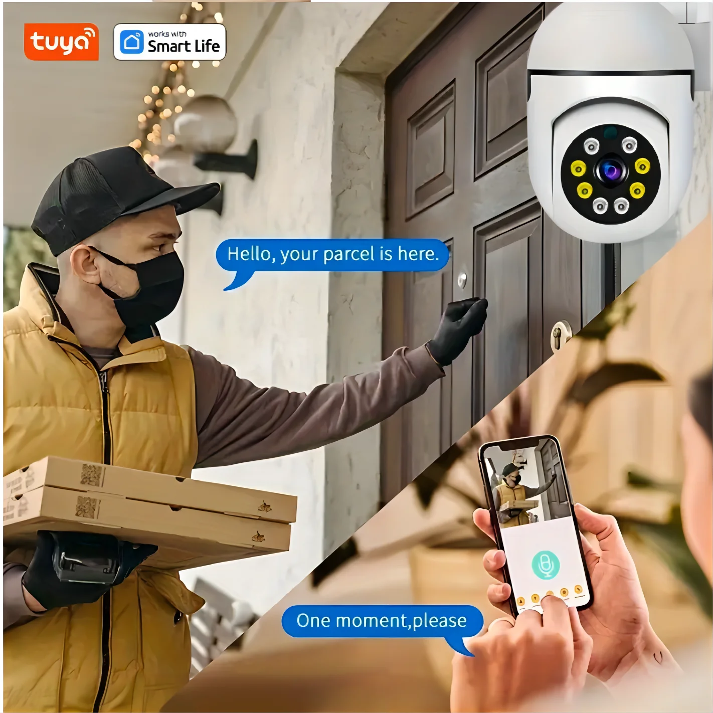 Smart WiFi Indoor Security Camera