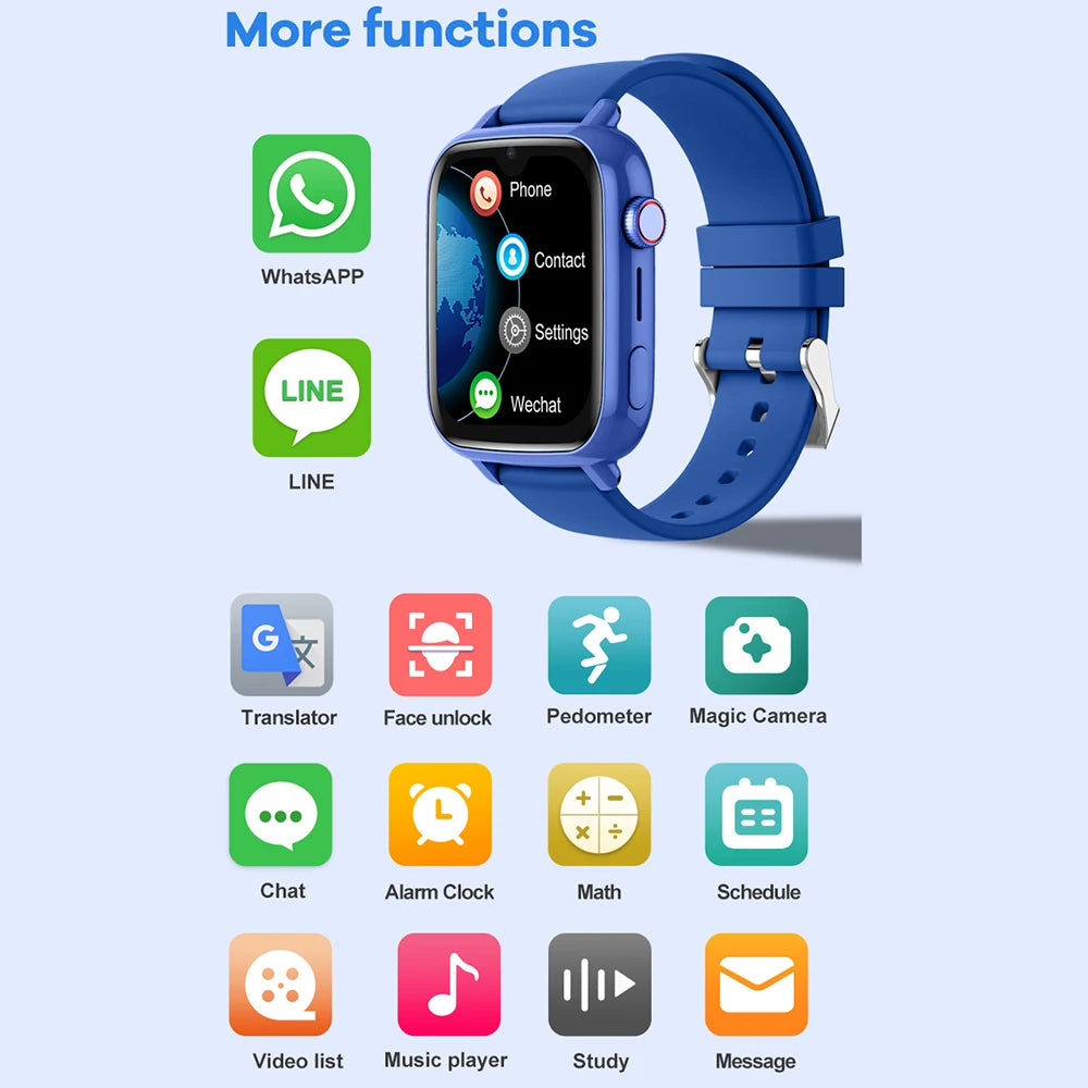 4G Kids Smartwatch with GPS Tracker