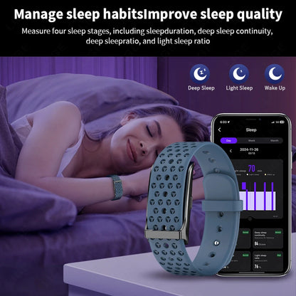 Smart Fitness Tracker Bracelet with Heart Rate