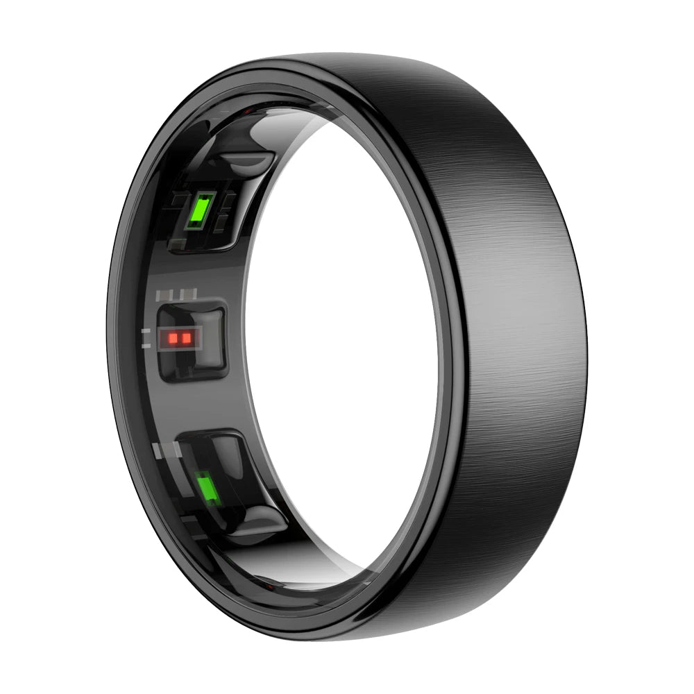 Smart Health Ring with Charging Dock