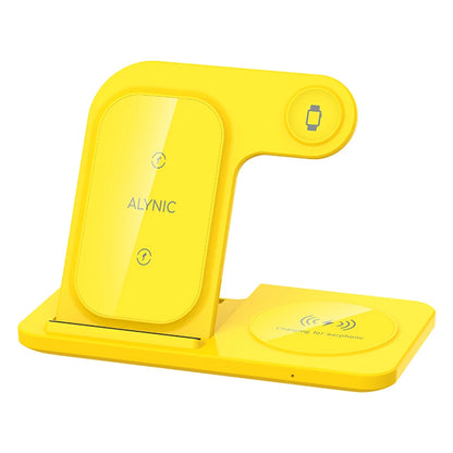 30W 3-in-1 Foldable LED Wireless Charging Station Stand