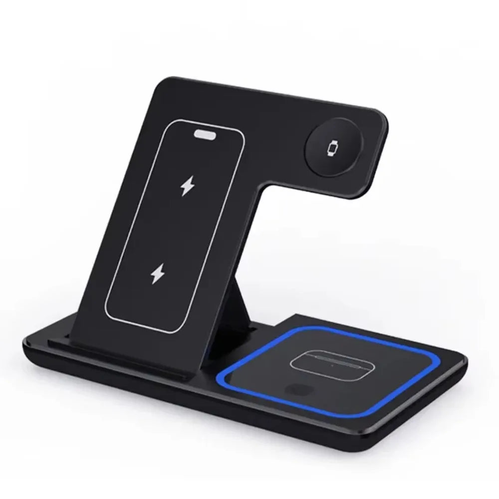 Foldable Wireless Charging Station Dock
