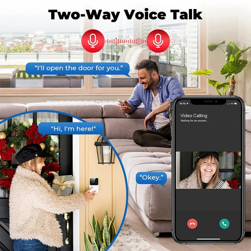 WiFi Smart Video Doorbell with Camera
