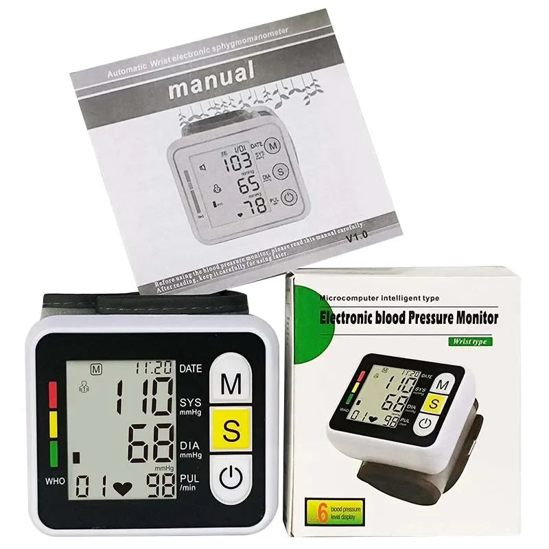 Automatic Digital Wrist Blood Pressure Monitor