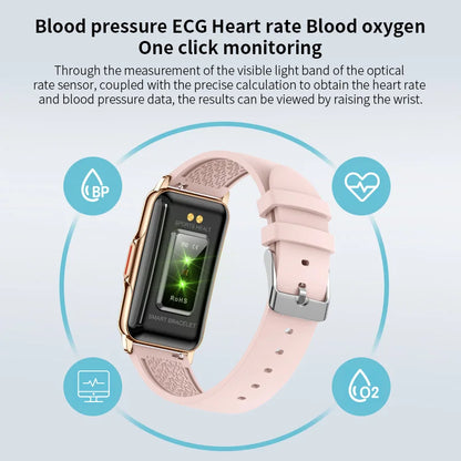 Waterproof Smart Bracelet with Heart Rate