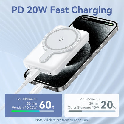 Magnetic Wireless Power Bank 5000mAh