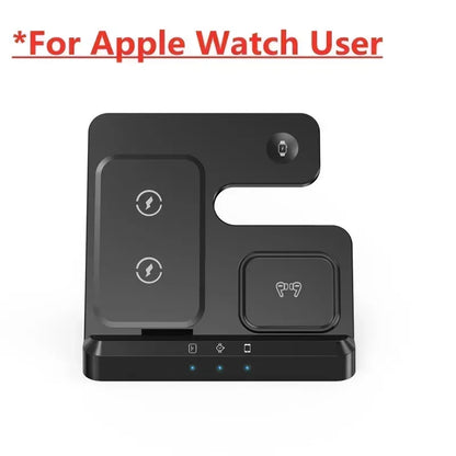 Foldable Wireless Charging Station Dock