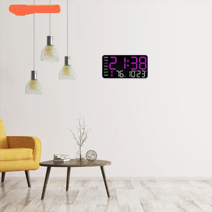 Large Smart Digital Wall Clock