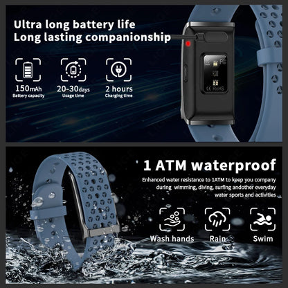 Smart Fitness Tracker Bracelet with Heart Rate