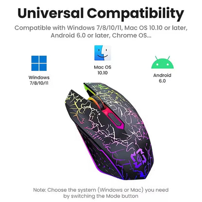 Rechargeable Wireless Gaming Mouse