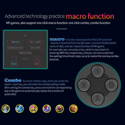Bluetooth Mobile Gamepad Joystick Controller