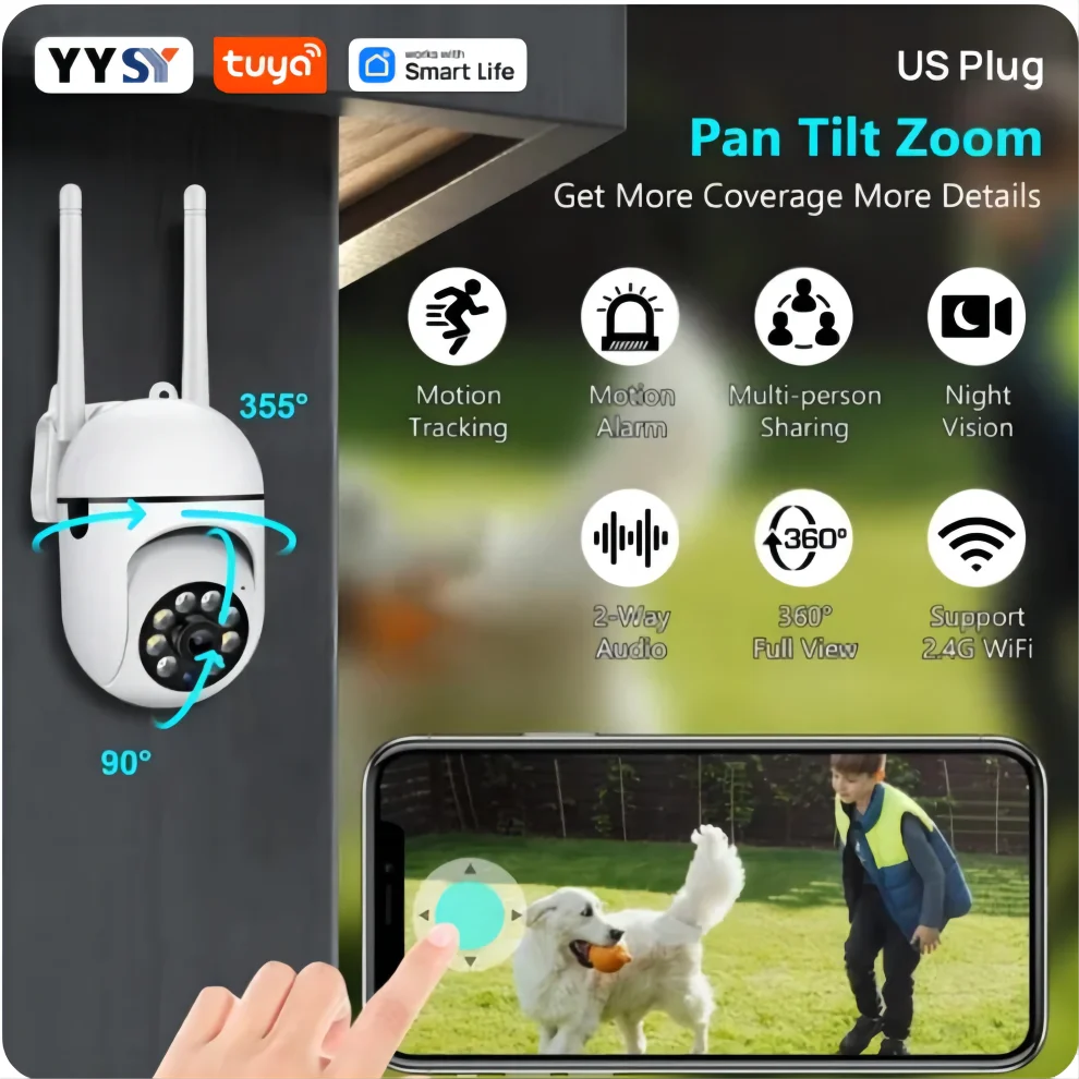 Smart WiFi Indoor Security Camera