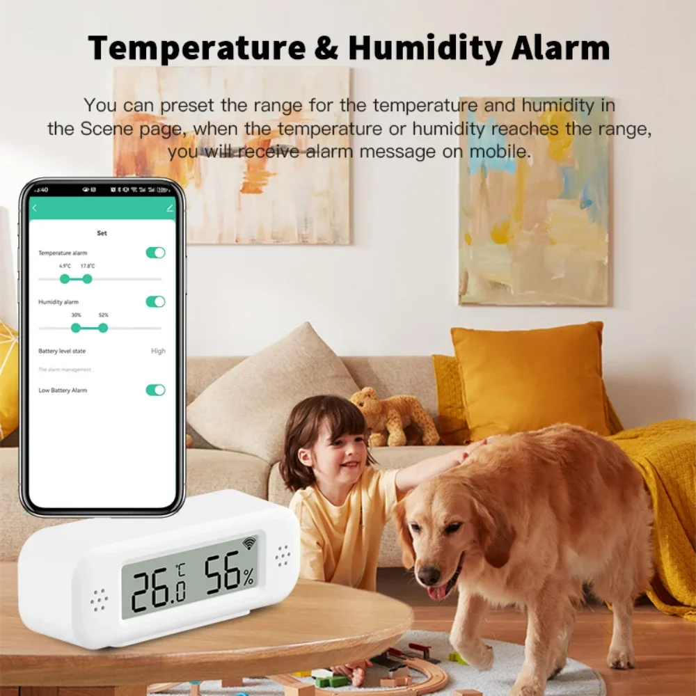 Smart Wi-Fi Temperature Humidity Sensor