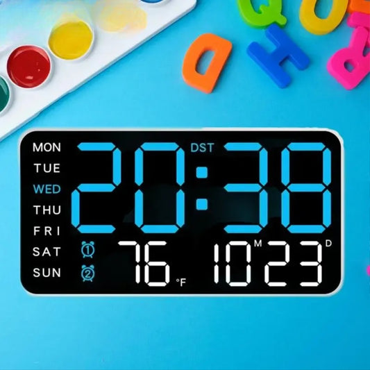 Large Smart Digital Wall Clock