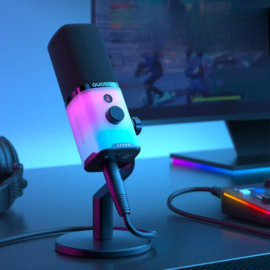 USB/XLR Dynamic Gaming Microphone with RGB